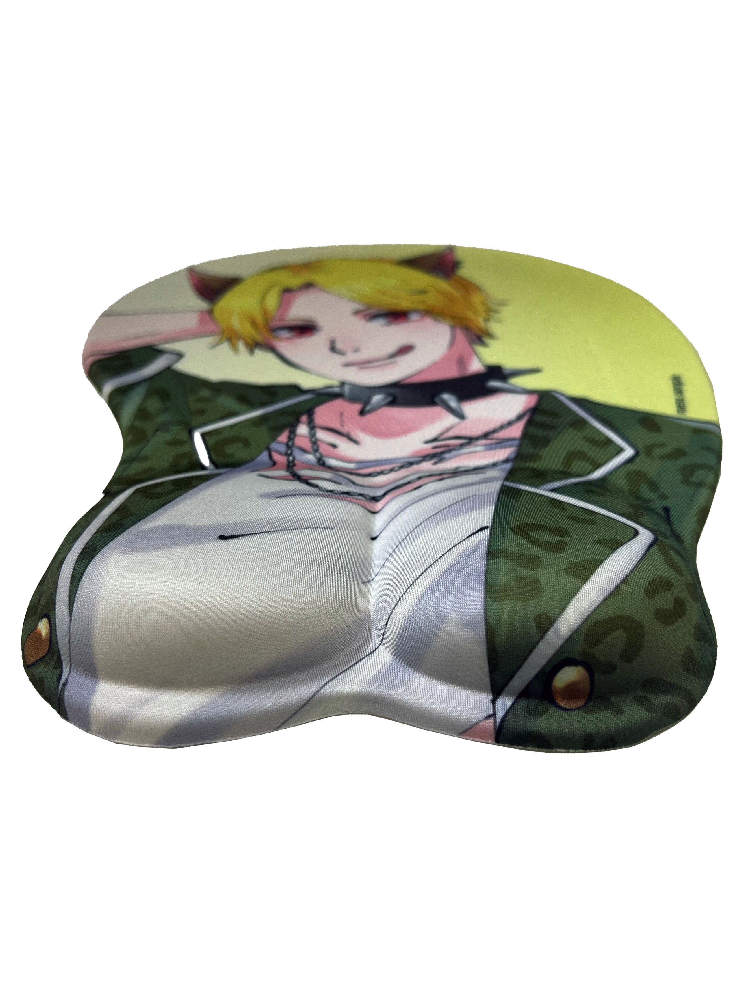雄っぱいマウスパッド(乳首付き)